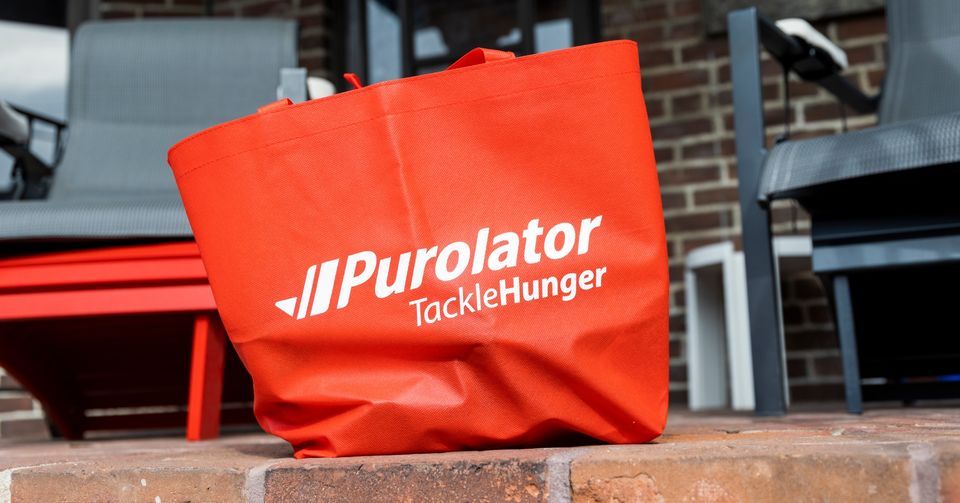 Maple Ridge: Purolator Tackle Hunger Red Bag campaign 