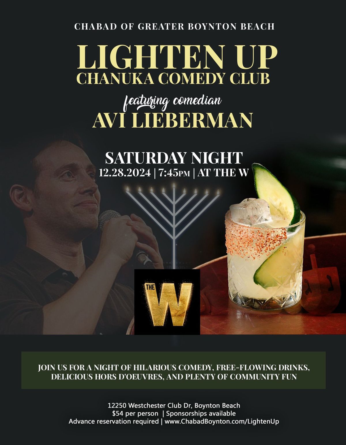 Lighten Up - Chanukah Comedy Club