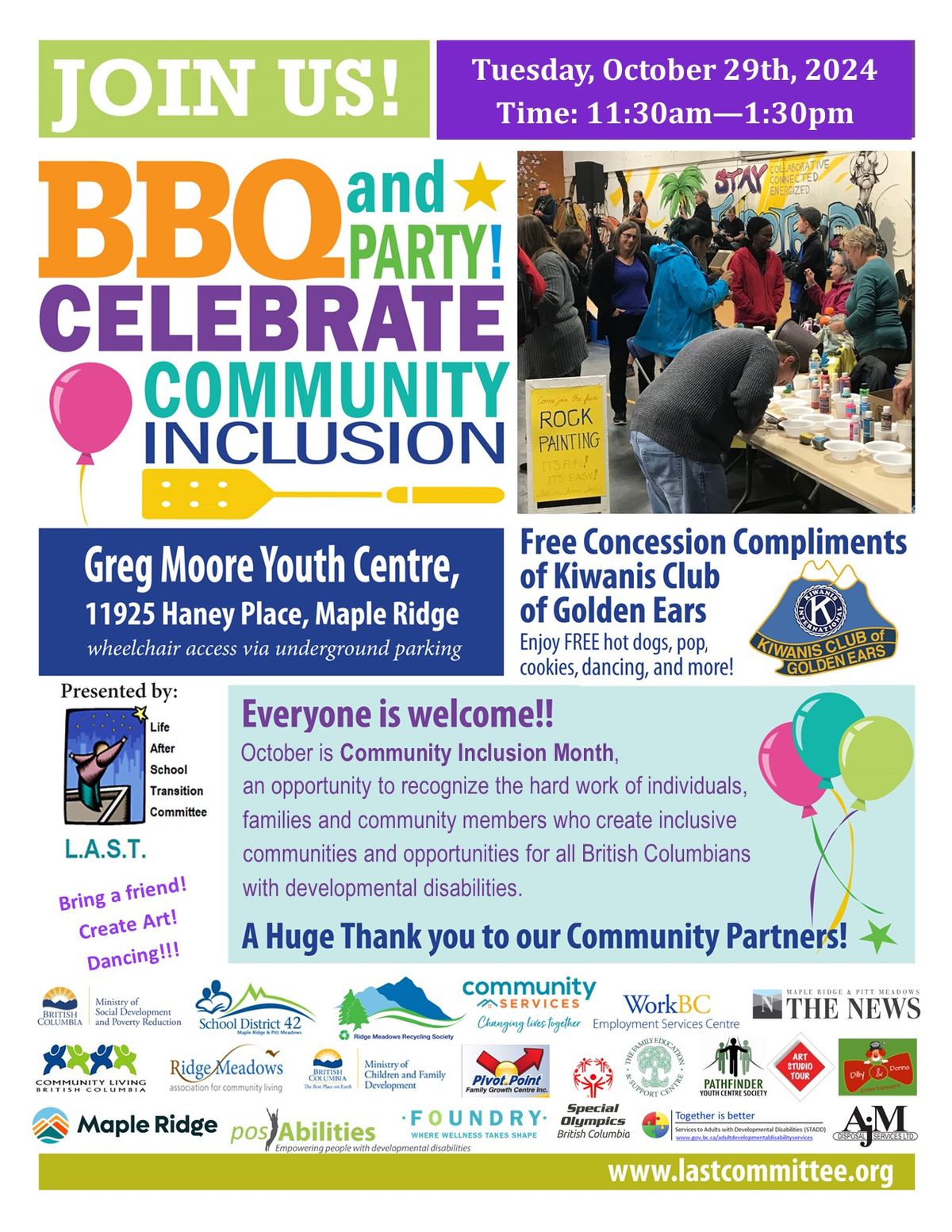 Community Inclusion BBQ & Party!