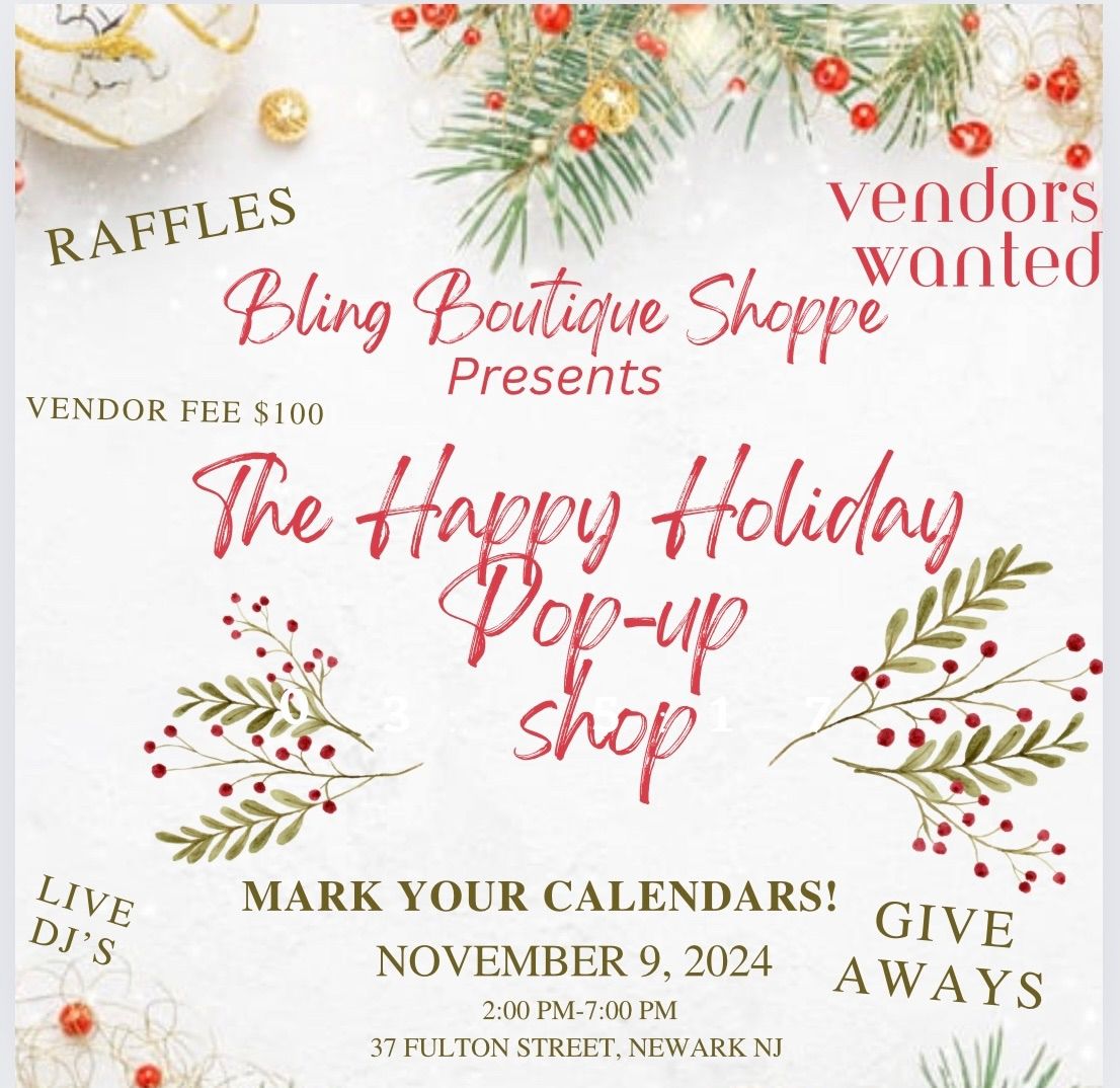 Happy Holidays Pop Up Shop