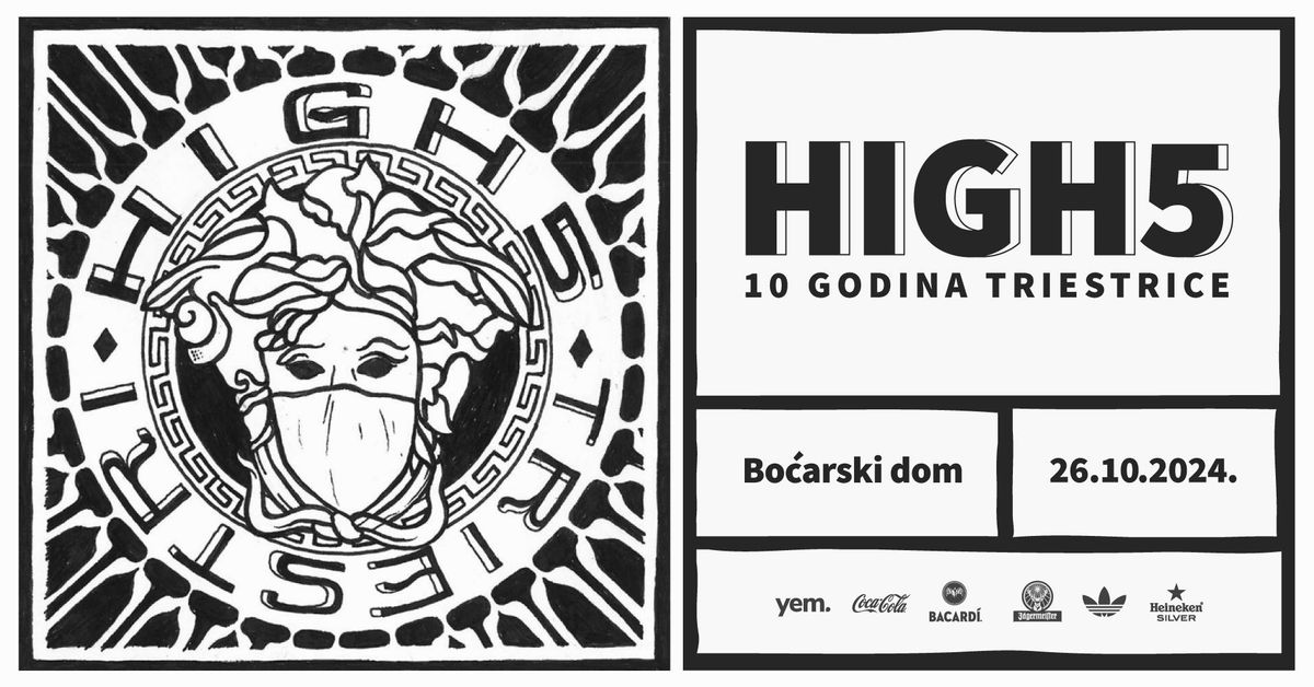 High5 u Bo\u0107arskom domu - 10 godina Triestrice