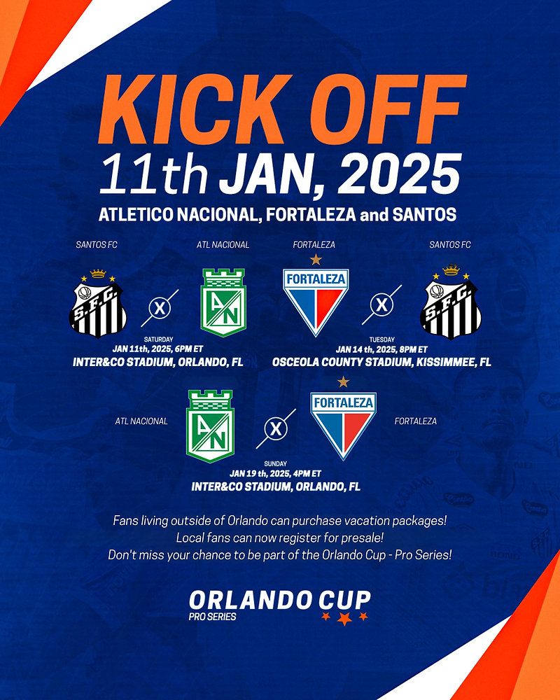 Orlando Cup Pro Series: Fortaleza vs. Santos FC