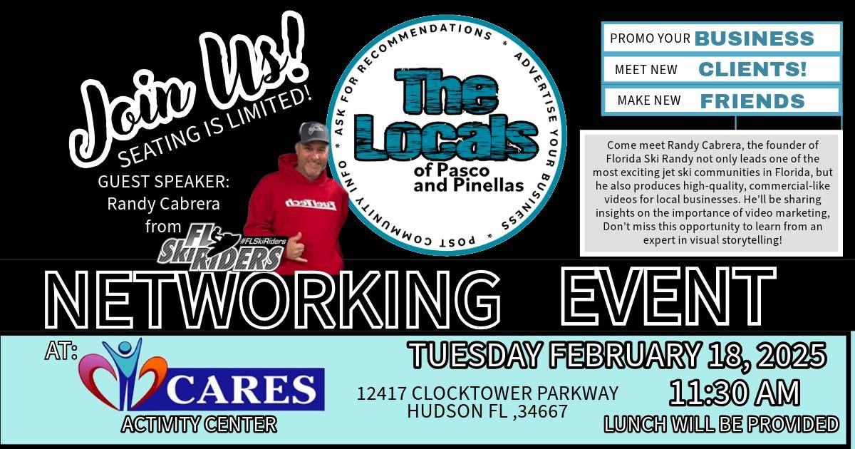 The Locals of Pasco and Pinellas Monthly Meet Up