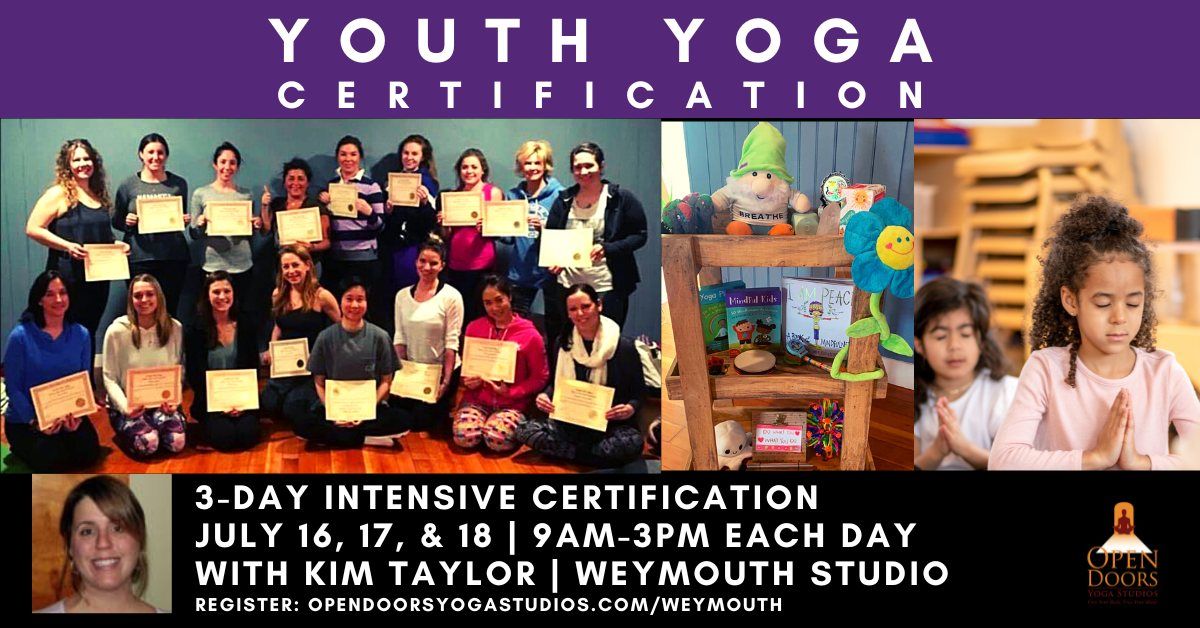 Youth Yoga Certification with Kim Taylor at Open Doors Yoga Studios Weymouth, MA