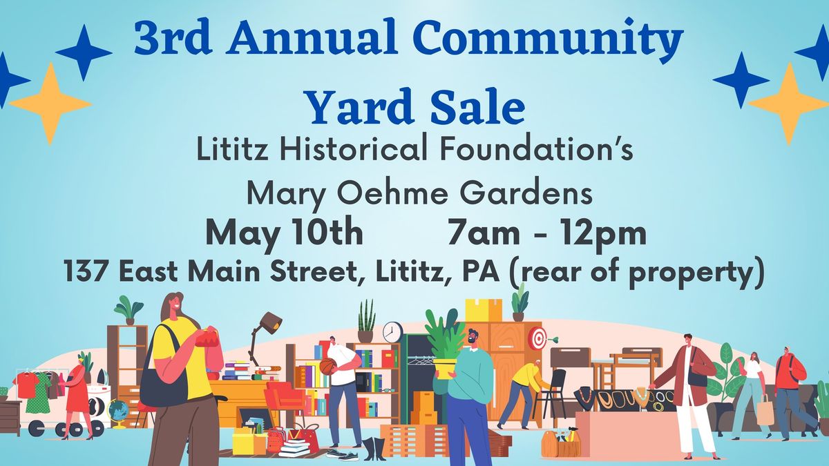 3rd Annual Community Yard Sale 