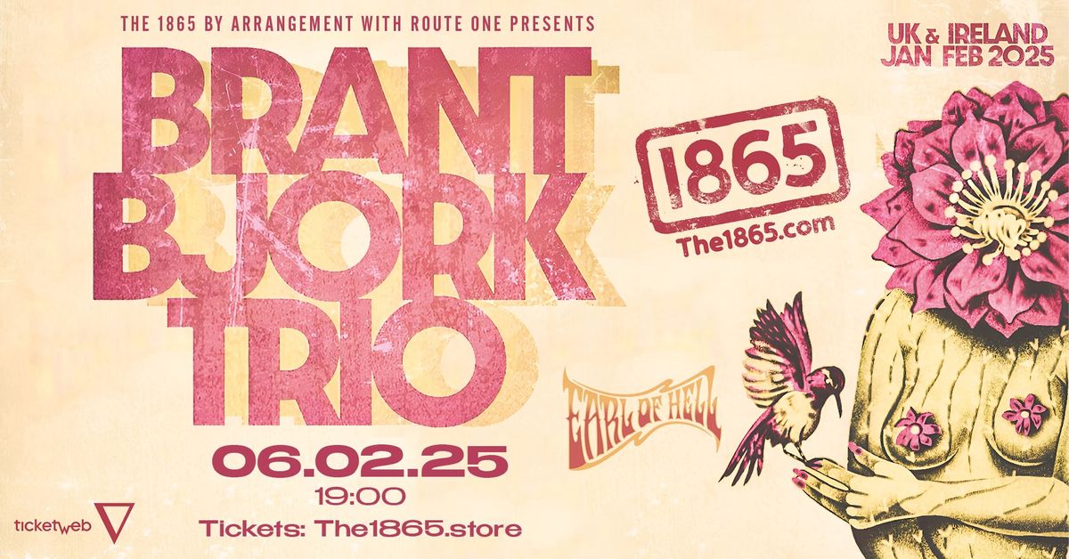 Brant Bjork Trio at The 1865!