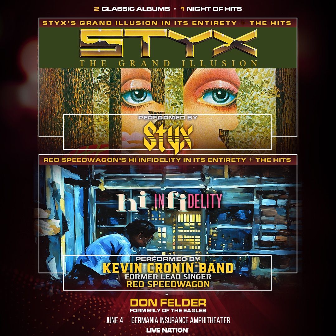 Styx & Kevin Cronin + Don Felder The Brotherhood of Rock Tour