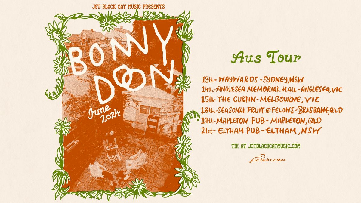 BONNY DOON (USA) @ The Curtin (Melbourne, Vic) w Mouseatouille