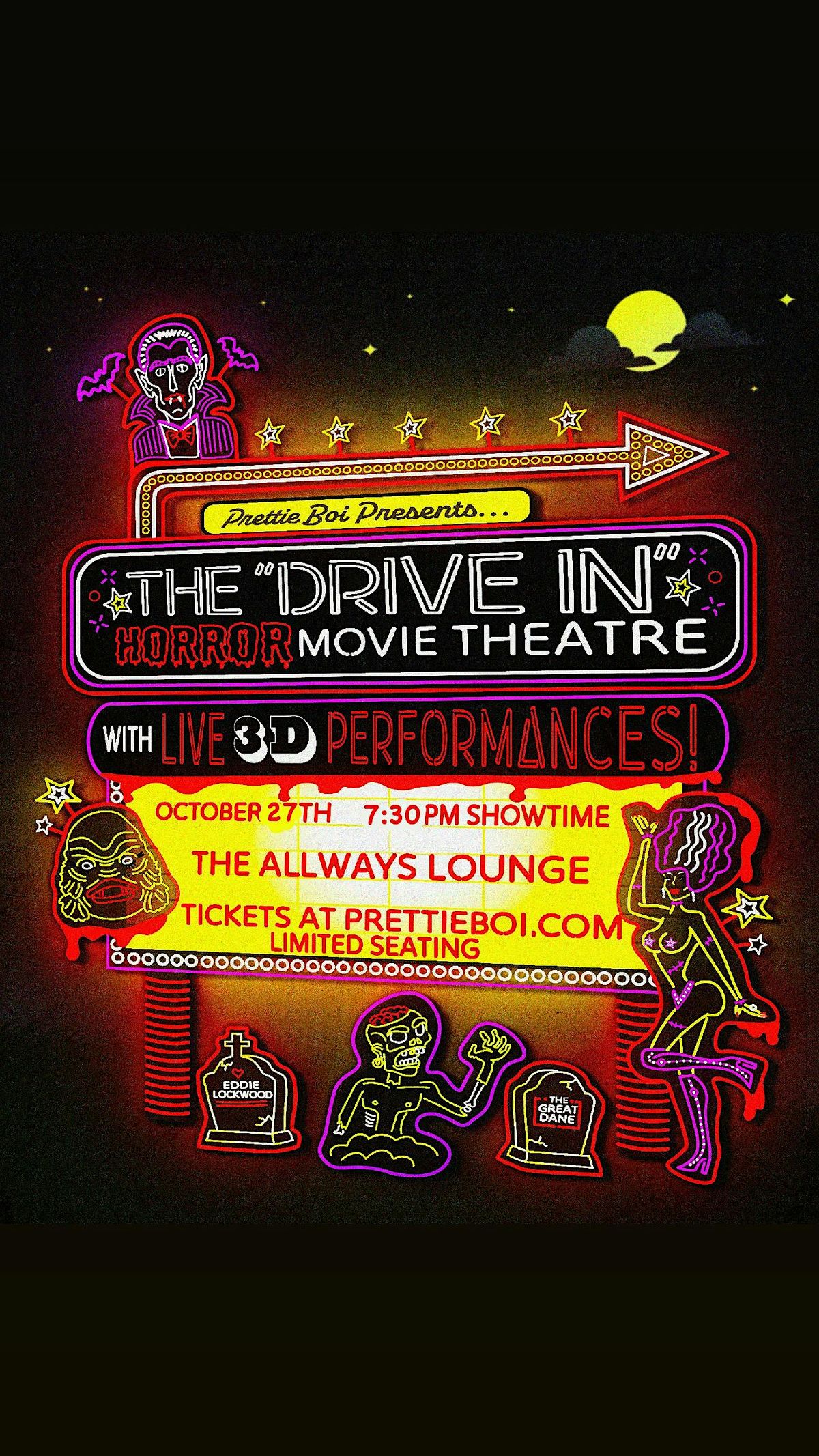 The "Drive In": A Halloween Horror Burlesque Show