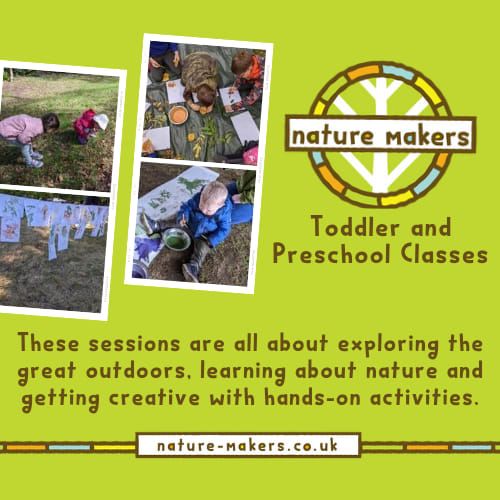 Nature Makers toddlers and preschoolers class