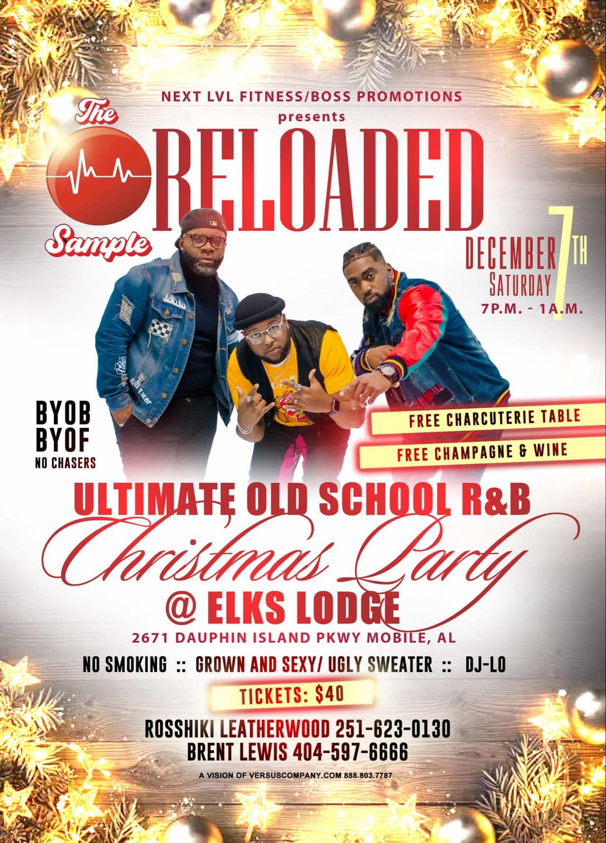 THE RED SAMPLE BAND RELOADED\/NEXT LEVEL FITNESS CHRISTMAS PARTY 