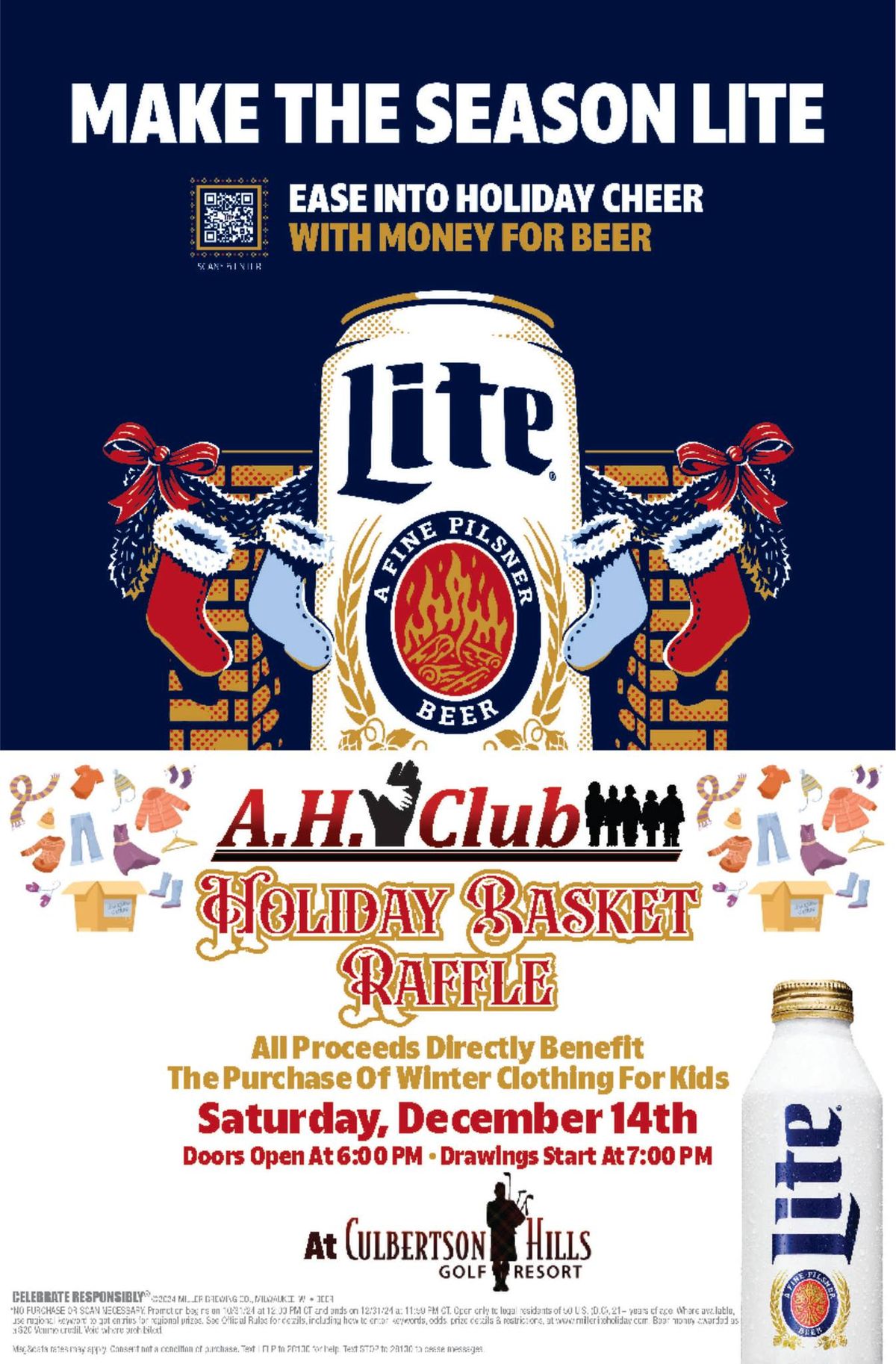 A.H. Club of Edinboro Holiday Basket Raffle