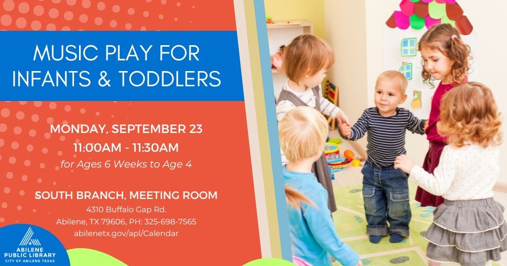 Music Play for Infants & Toddlers (South Branch)