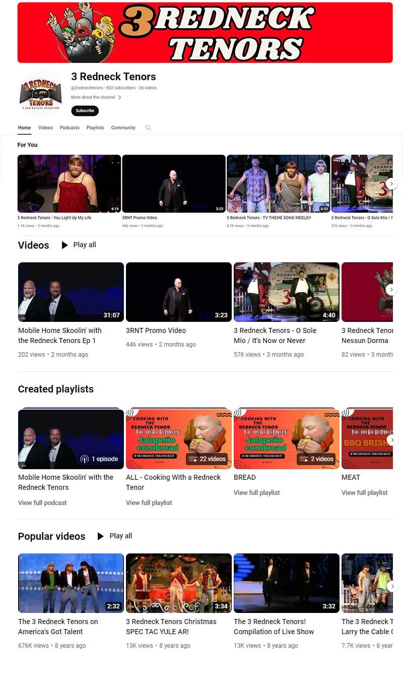 3 Redneck Tenors Christmas Spec-Tac-Yule-A