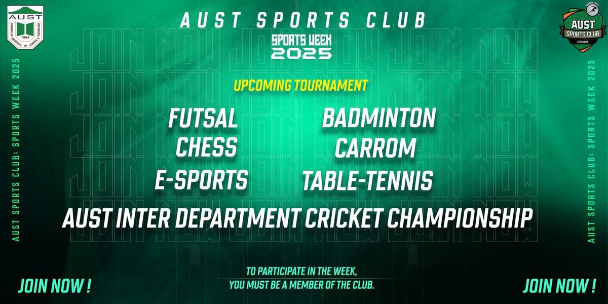 AUST SPORTS WEEK -2025