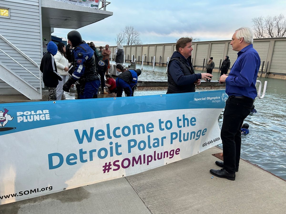 Polar Plunge for the Special Olympics Michigan