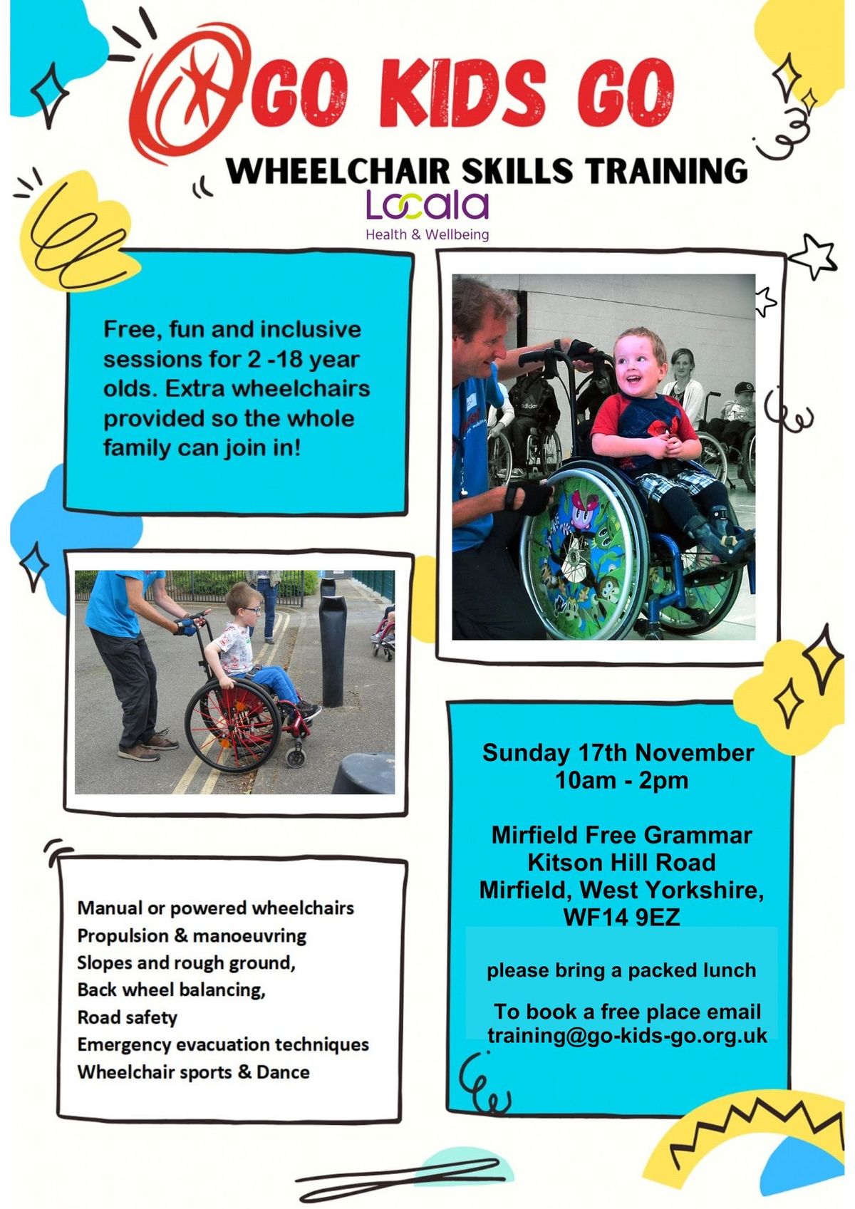 Mirfield\/West Yorkshire Wheelchair Training Session