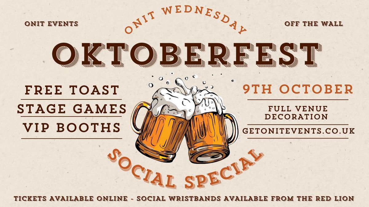 Onit Wednesday - Oktoberfest Social