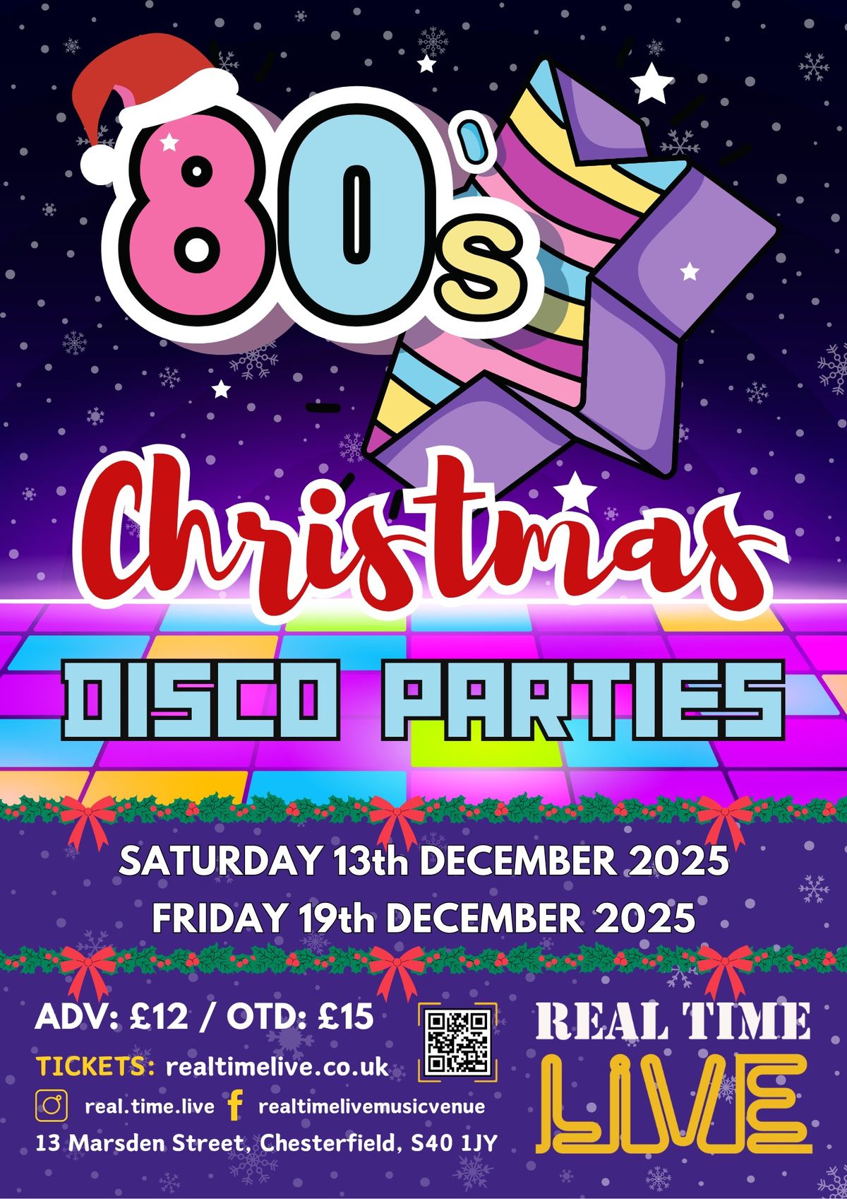 80\u2019s Christmas Disco Party!