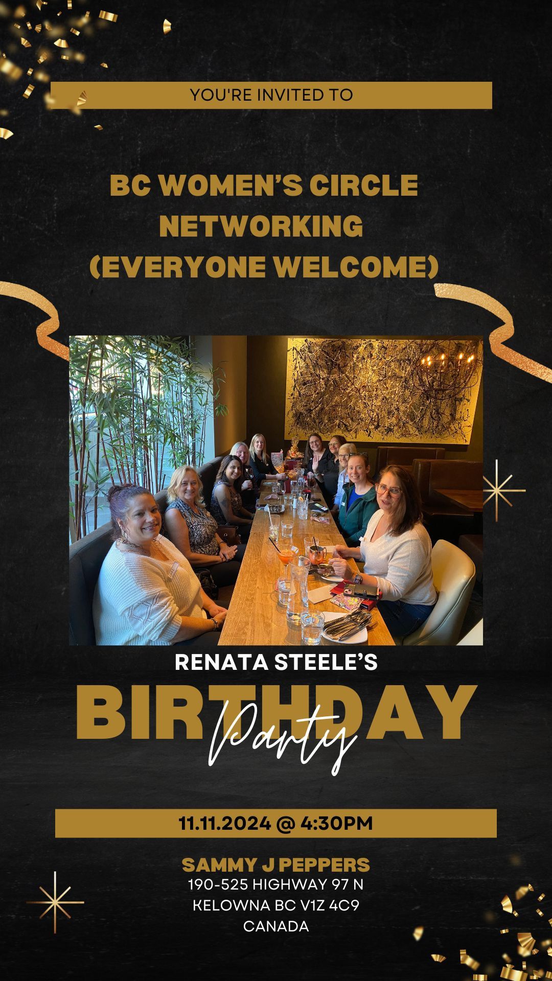 Networking and celebrate Renata Steele\u2019s Birthday 