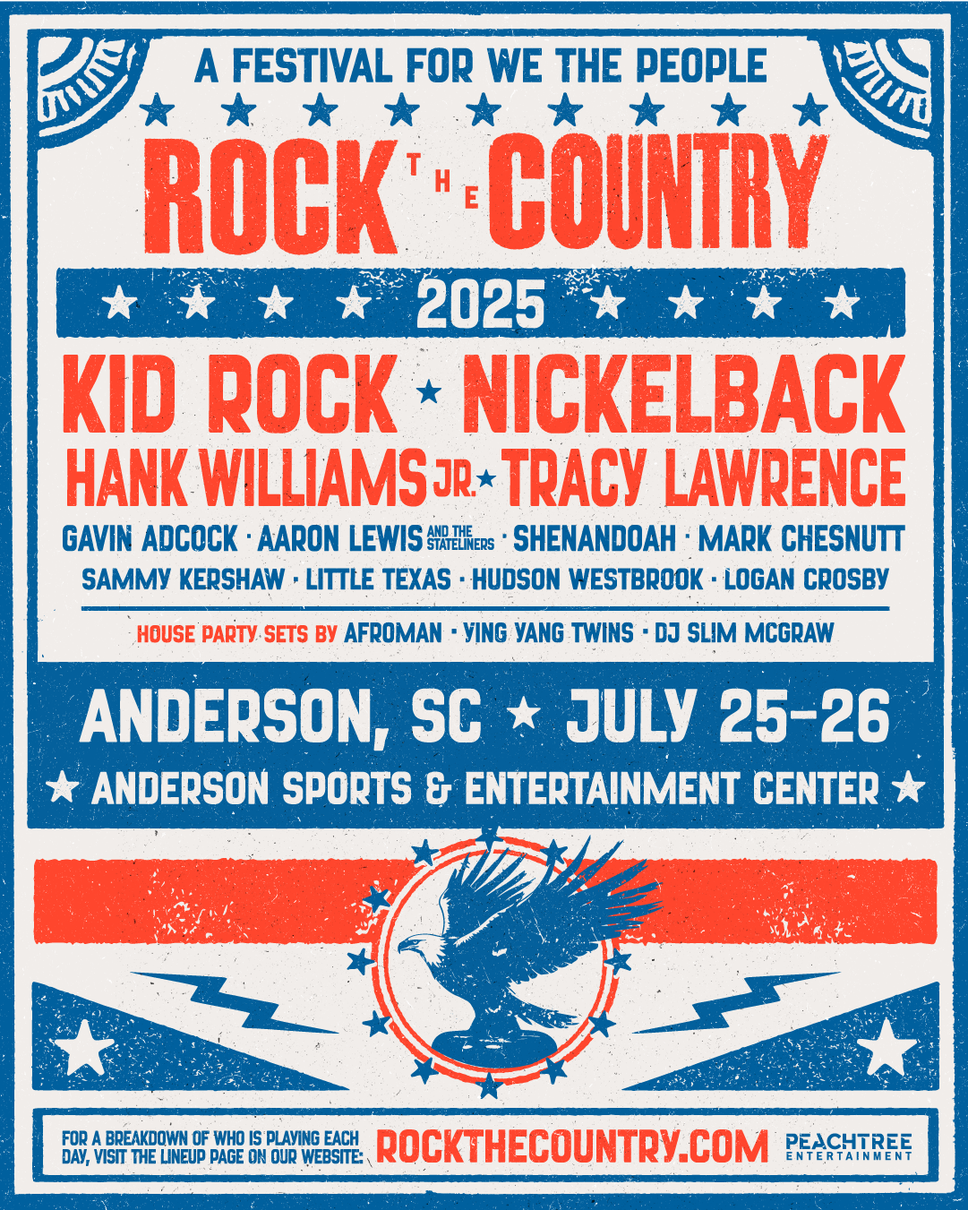 2025 Rock The Country Anderson - Friday at Anderson Sport and Entertainment Center Grounds