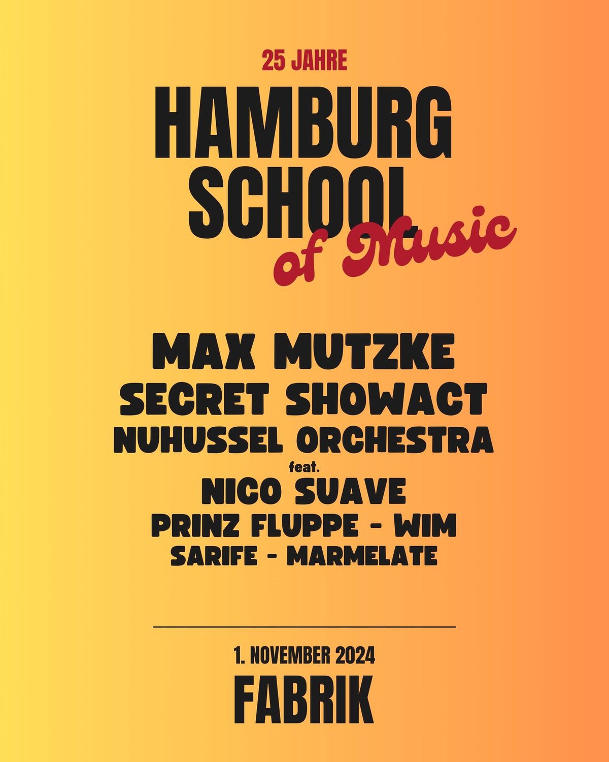 25 Jahre Hamburg School of Music