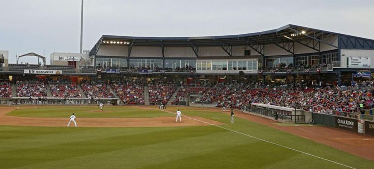 Lake County Captains at Cedar Rapids Kernels at Veterans Memorial Stadium - IA