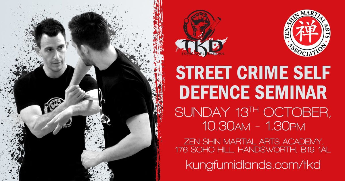 Street Crime Self Defence Midlands Autumn Course 2024