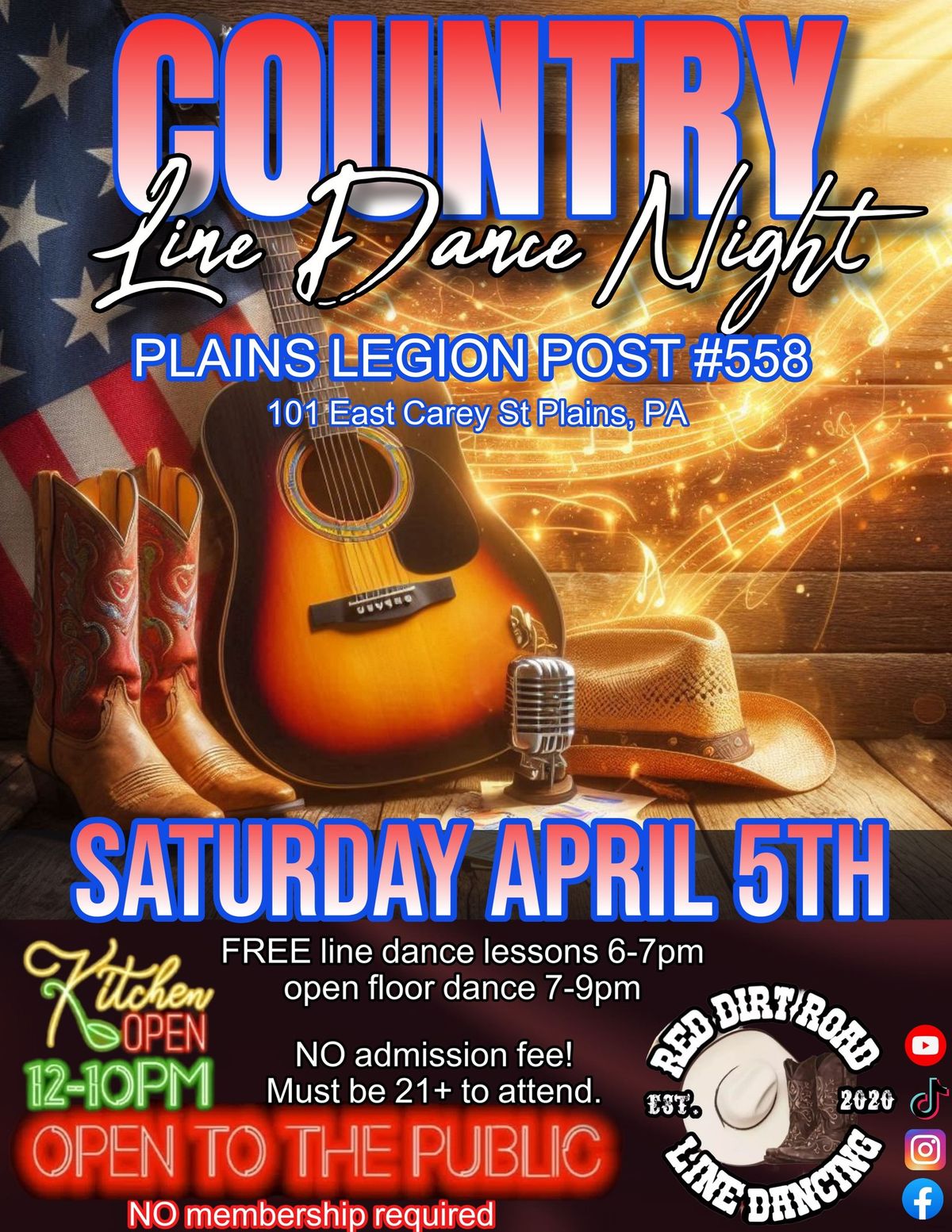 Line Dancing @ Plains Legion Post #558