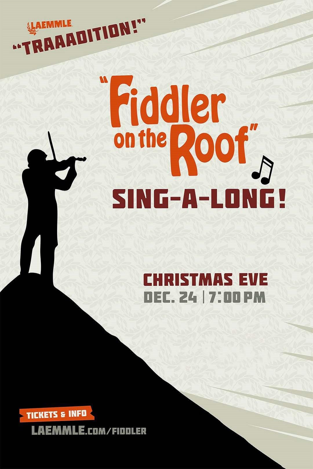 Fiddlers On The Roof: A Yi Love Jewish Sing-A-Long