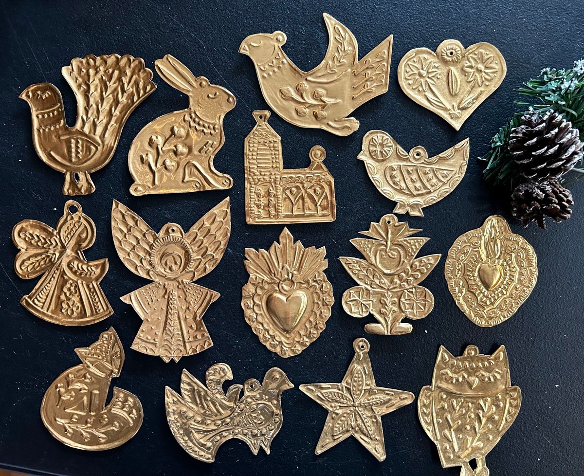 Embossed Metal Ornaments