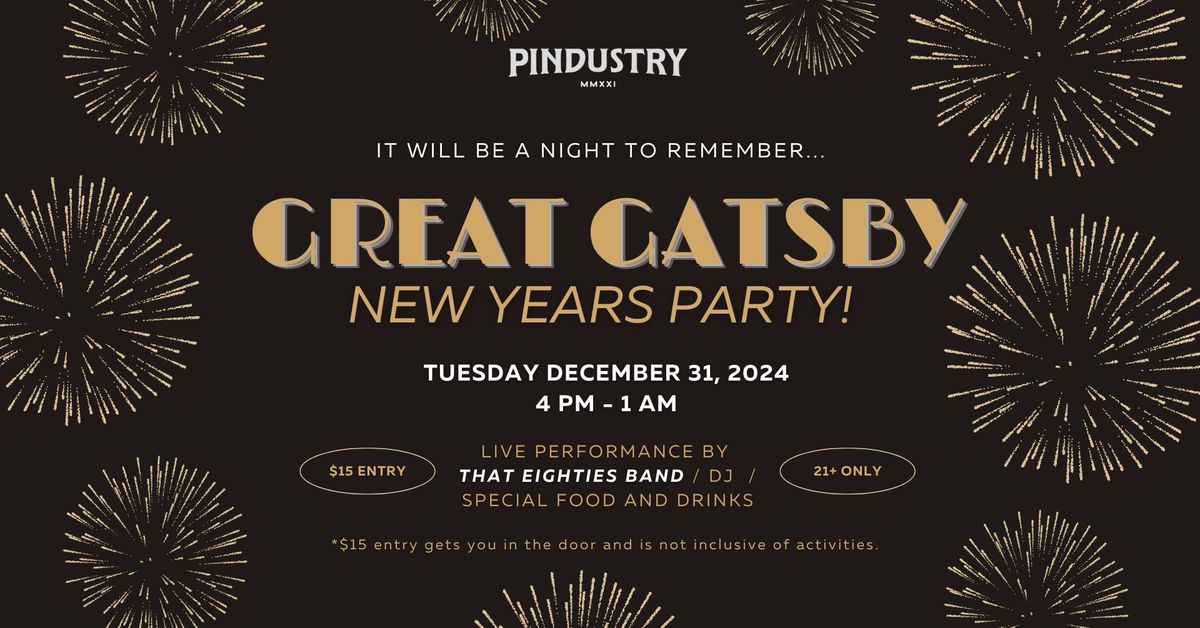 A Great Gatsby New Year's Eve at Pindustry