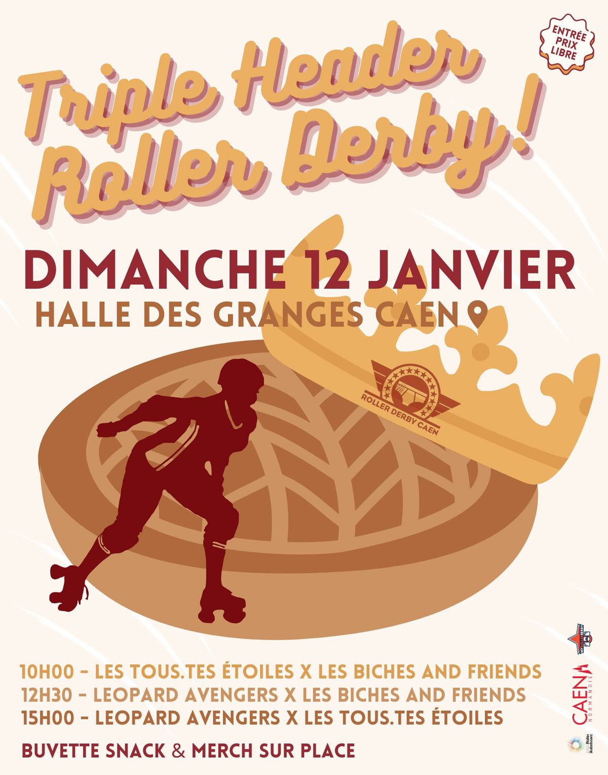 Matchs Roller Derby Caen ~ Triple Header