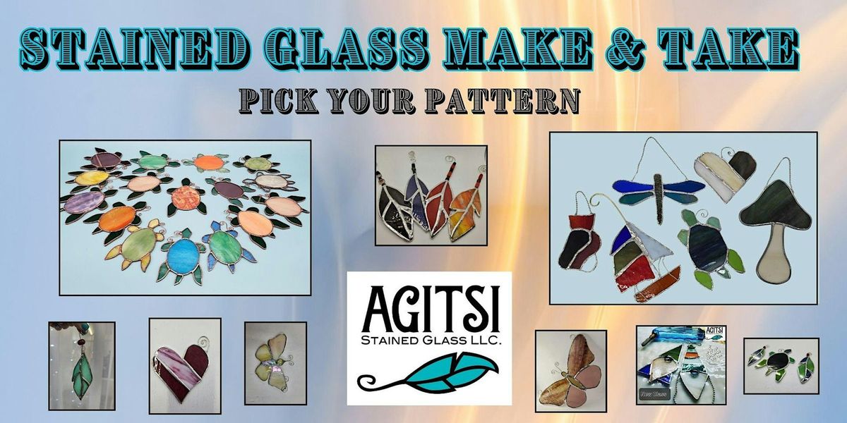 Stained Glass Pick Your Pattern, Beginner Friendly Make and Take