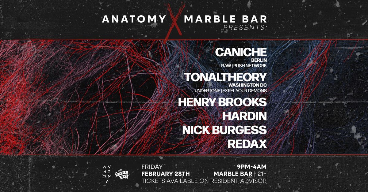 Anatomy x Marble Bar pres: Caniche, TonalTheory, Henry Brooks & more