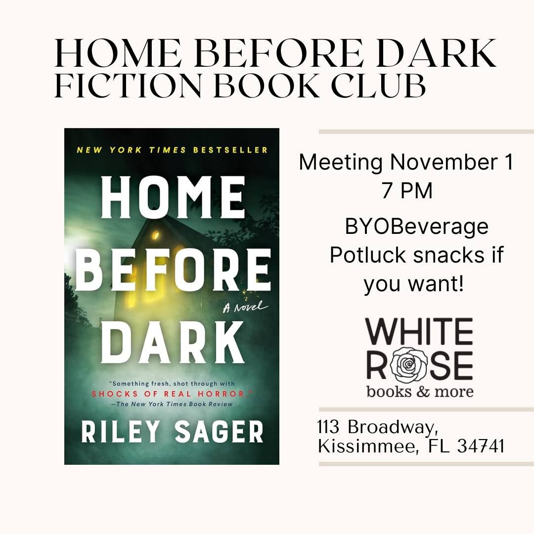 Home Before Dark by Riley Sager Fiction Book Club