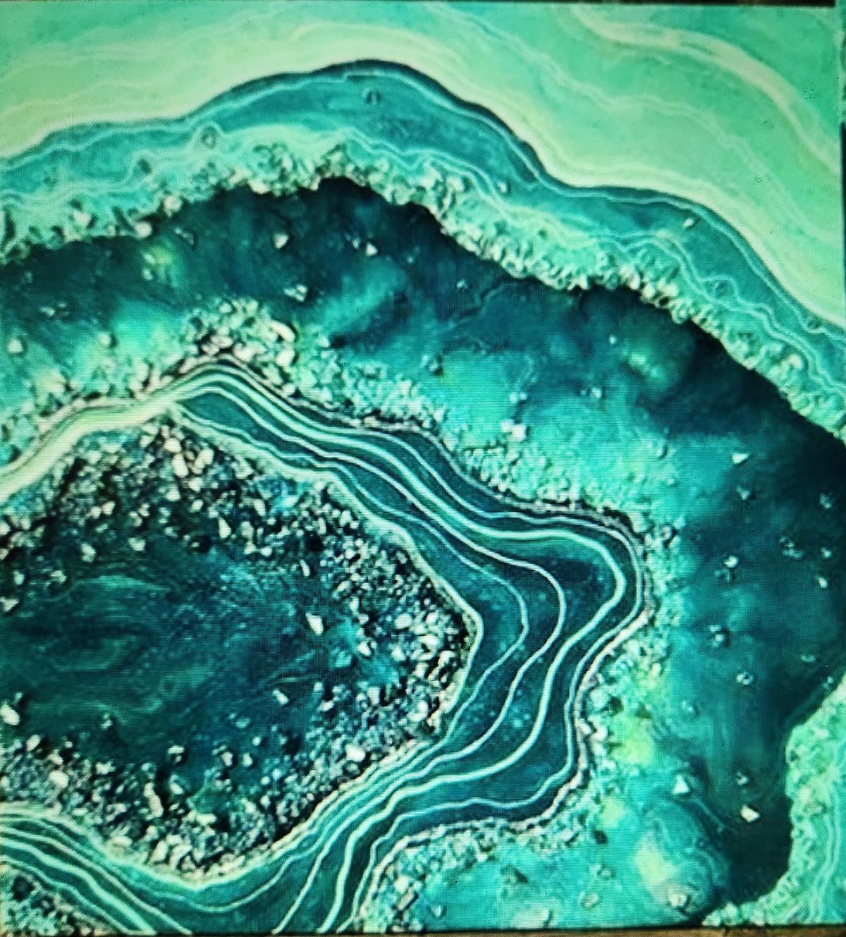 Geode Paint Pour Session