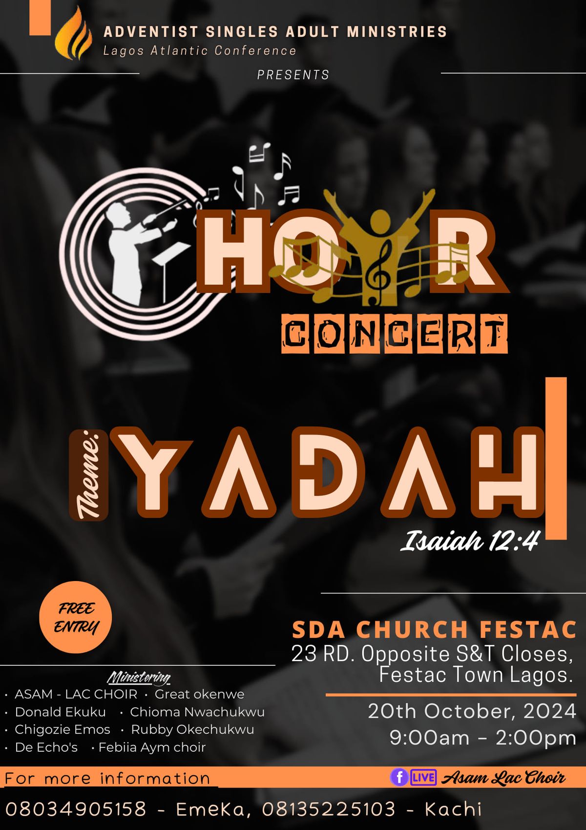 CHOIR CONCERT - YADAH