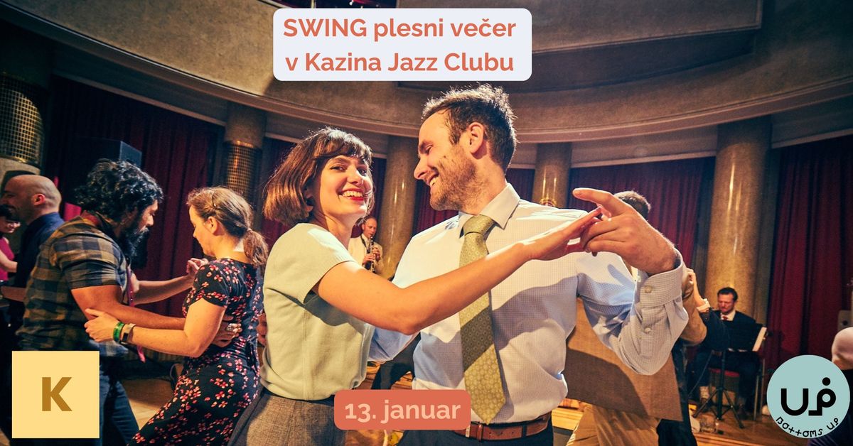 SWING plesni ve\u010der  v Kazina Jazz Clubu 