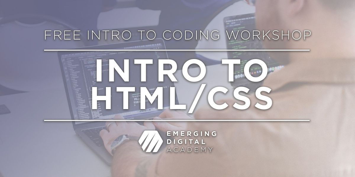 FREE Intro to HTML\/CSS Workshop