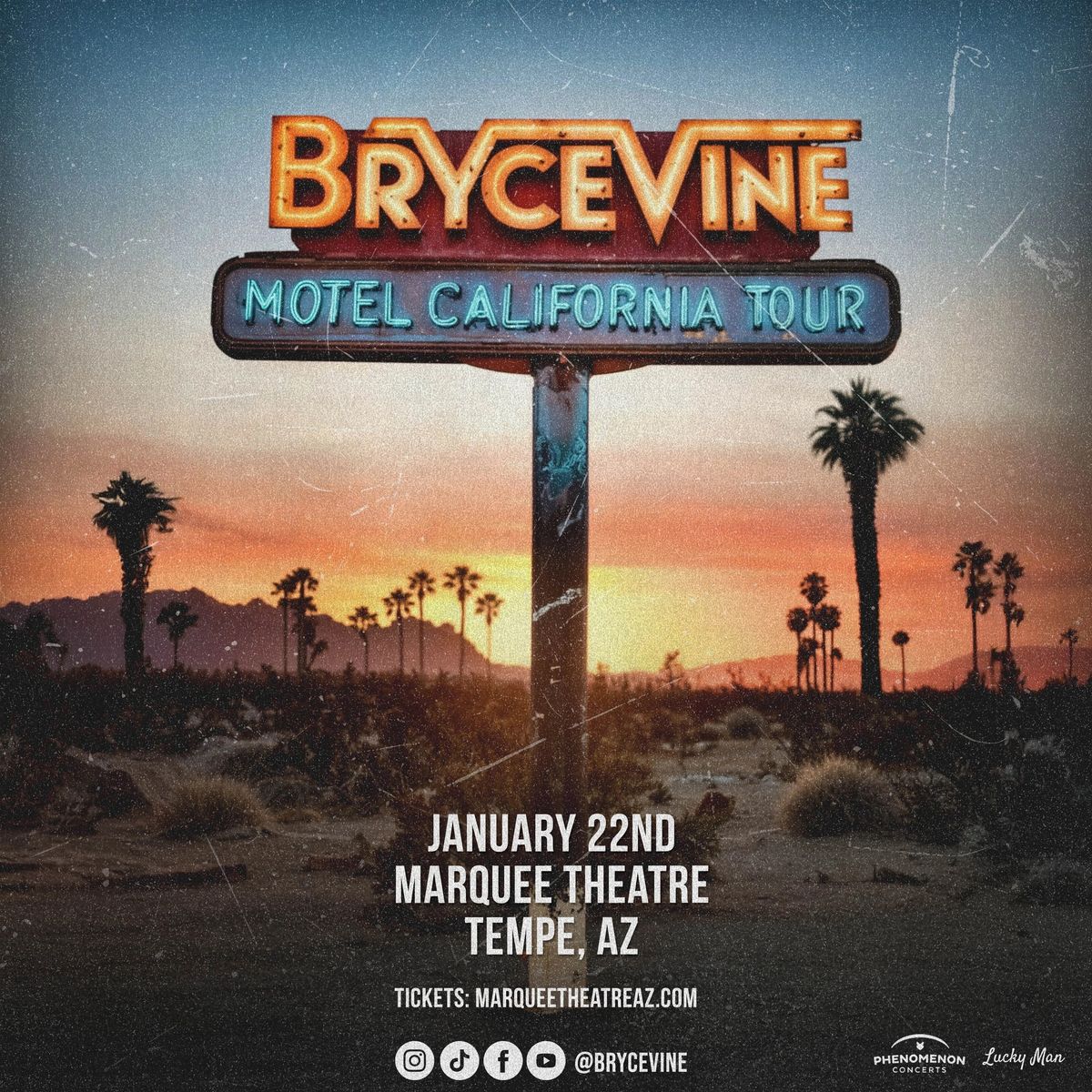 Bryce Vine: Motel California Tour w\/ Jayo