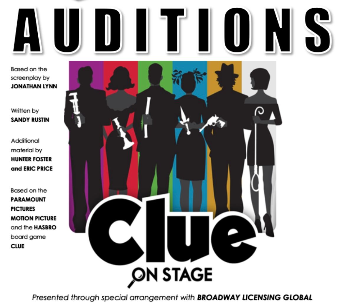 Auditions for Clue: On Stage 