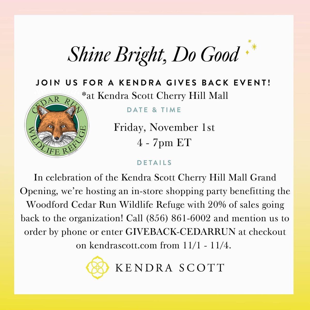 Kendra Scott Gives Back Event