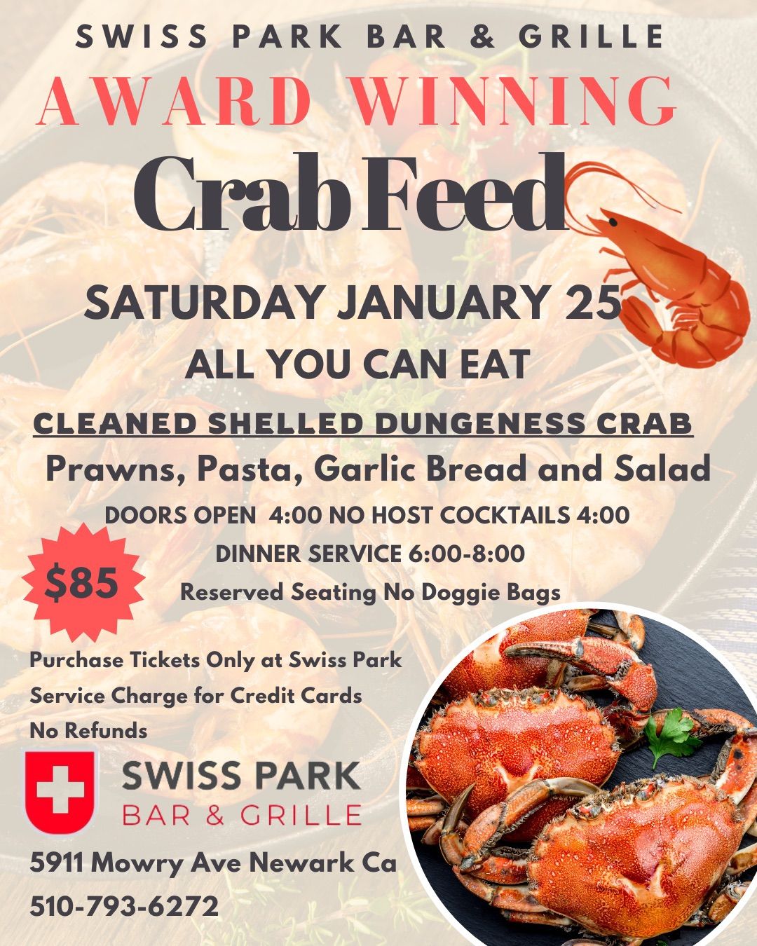 Award Winning Crab Feed