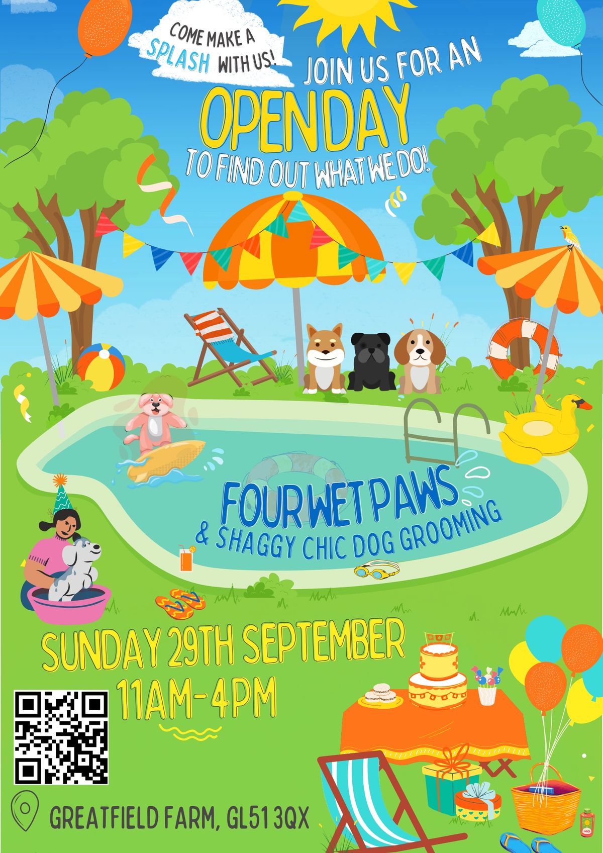 Open Day- Four Wet Paws & Shaggy Chic Dog Grooming