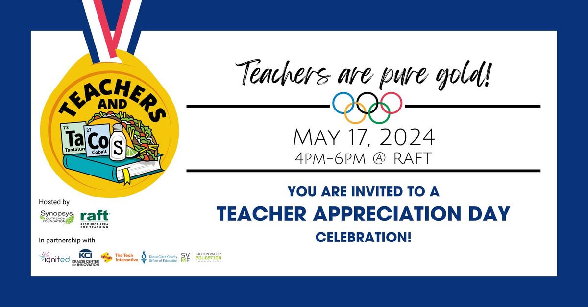 Teachers and Tacos for Teacher Appreciation Day!