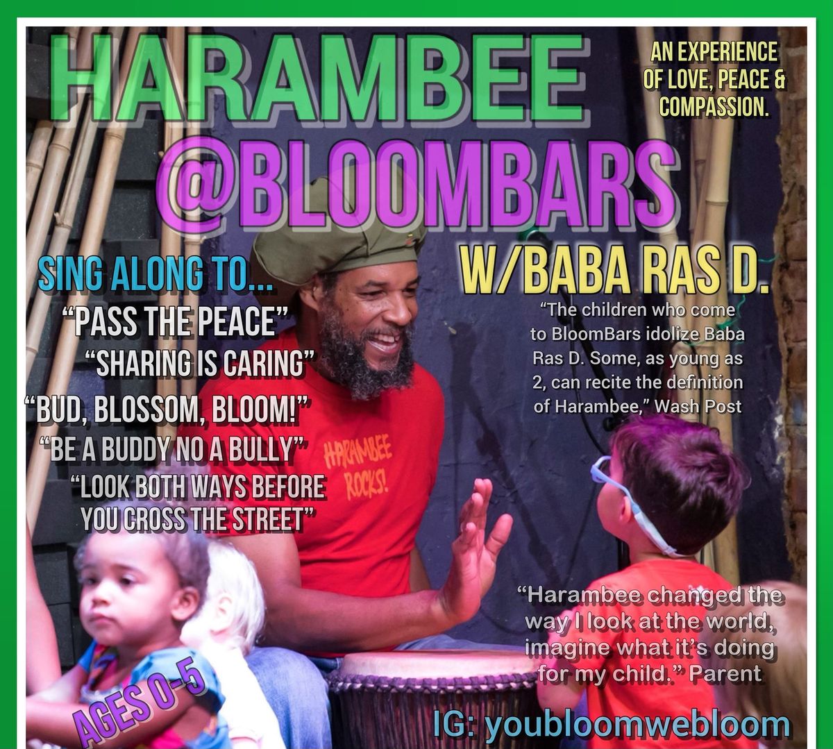 Harambee w\/Baba Ras D (Early Child + All Ages)