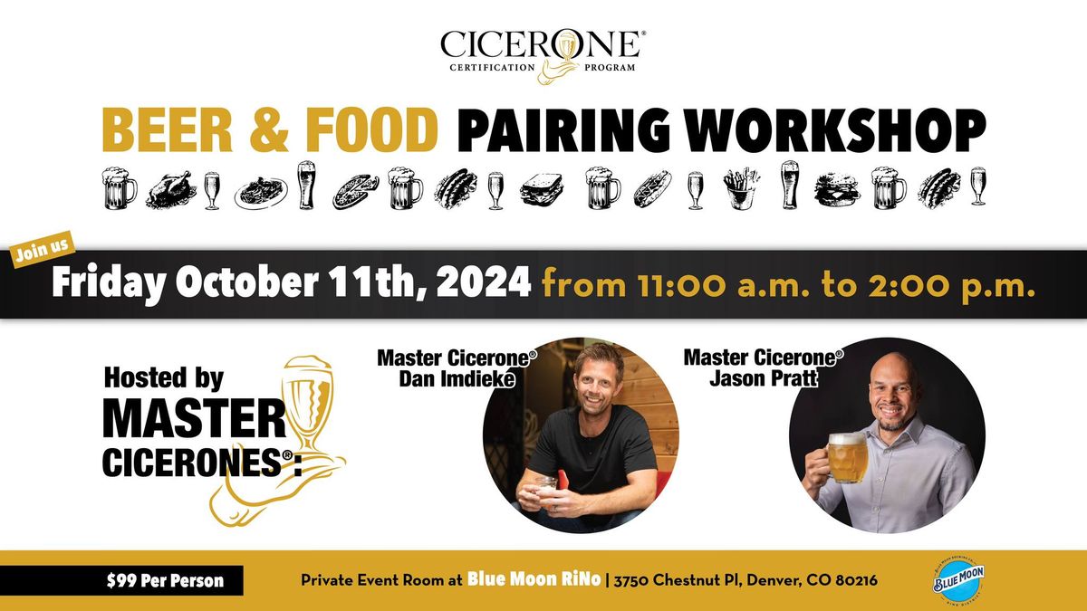 Beer and Food Pairing Workshop - Denver 