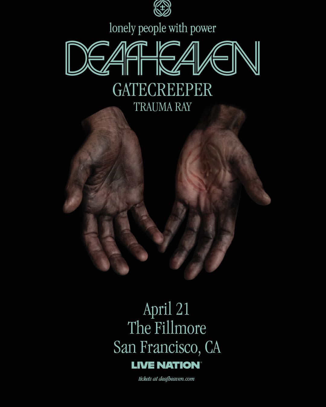 Deafheaven at Riverside Municipal Auditorium