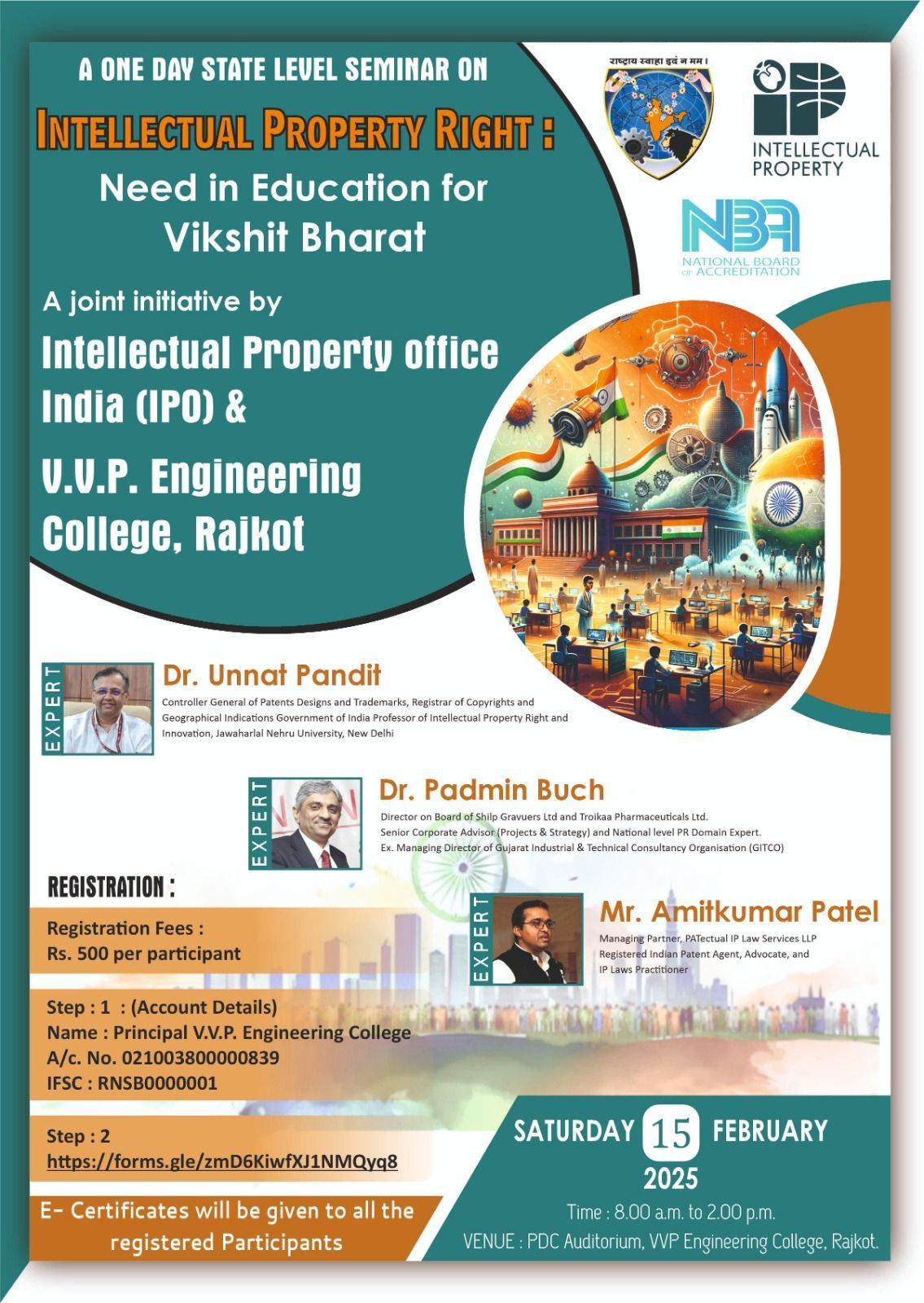 One Day State Level Seminar on Intellectual Property Right